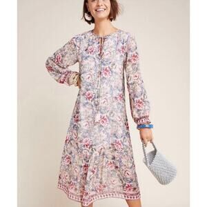 Anthropologie Raga Ramona Floral Peasant Dress, Size S